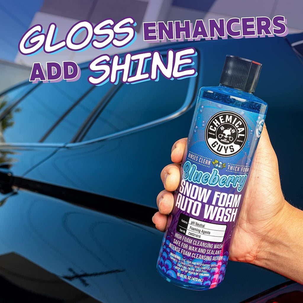Chemical Guys, Big Mouth Foam Cannon & Blueberry Snow Foam Wash Soap Kit