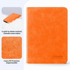 Carpeta para Tarjetas de Intercambio, Álbum de Tarjetas con 9 Bolsillos de Carga Lateral que Sostiene hasta 540 Tarjetas, Carpeta con Cremallera para Colección de Tarjetas, Soporte de Tarjetas