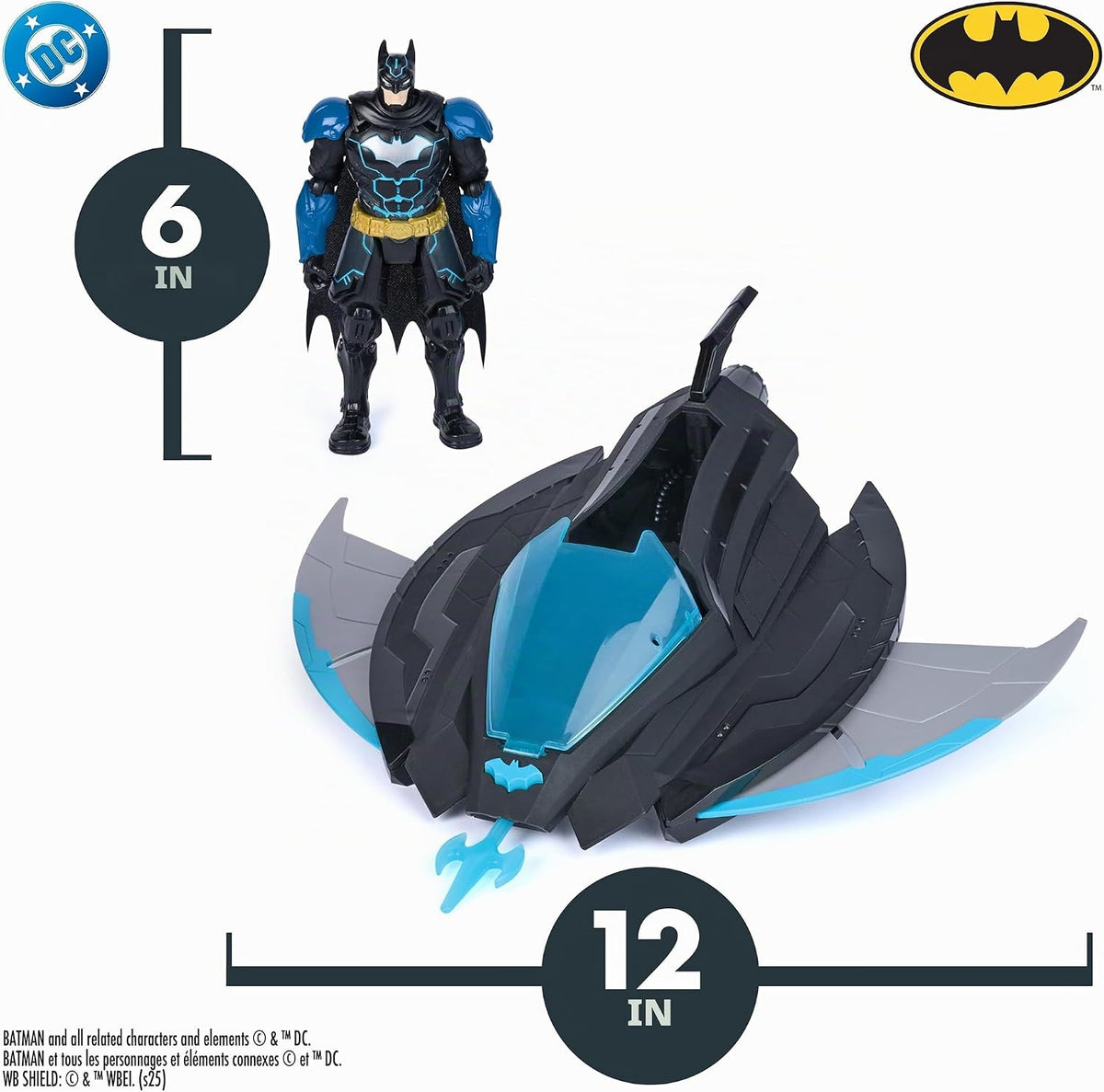 DC Comics Ninja Strike Katana Blade Batwing Toy Vehicle