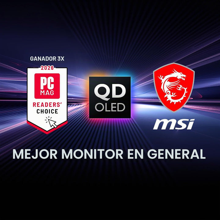 MSI MPG 271QRX QD-OLED, Monitor de juegos OLED de 27 pulgadas, 2560...