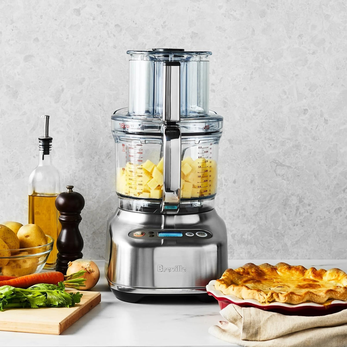 Breville BFP838 Paradice 16 Procesador y dicer, acero inoxidable cepillado