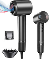 Bopcal Hair Dryer, Ionic Blow Dryer with Diffuser, 150,000 RPM Prof...