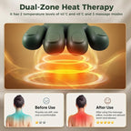 KppeX Nuevo modelo de almohada de masaje de cuello con calor para aliviar