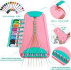 Maynacs Friendship Bracelet Making Kit para Girls 8-12, 28 Pre-Cut Threads