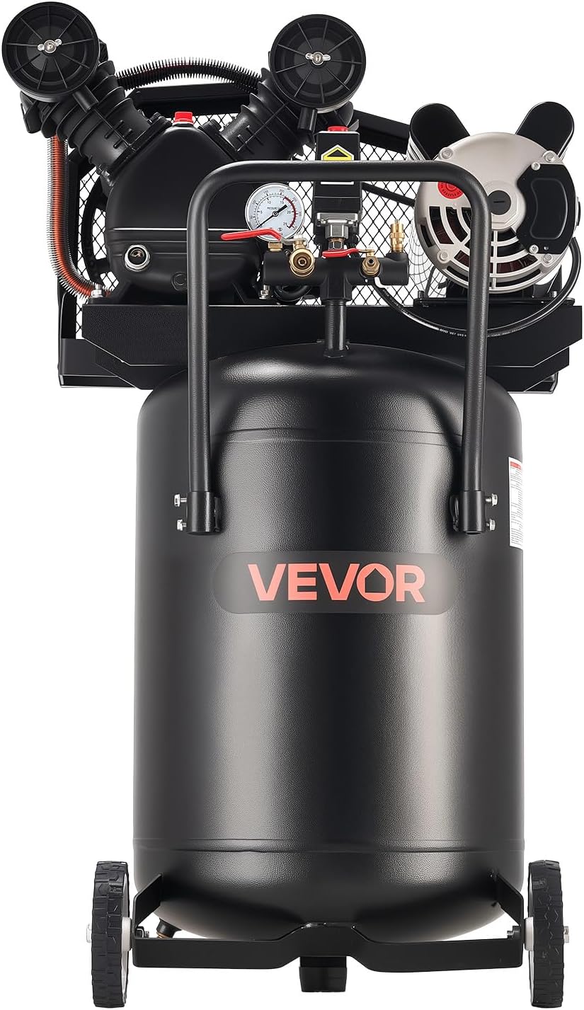 VEVOR Compresor de aire de 20 galones, 2HP 6.5SCFM a 90PSI, tanque...
