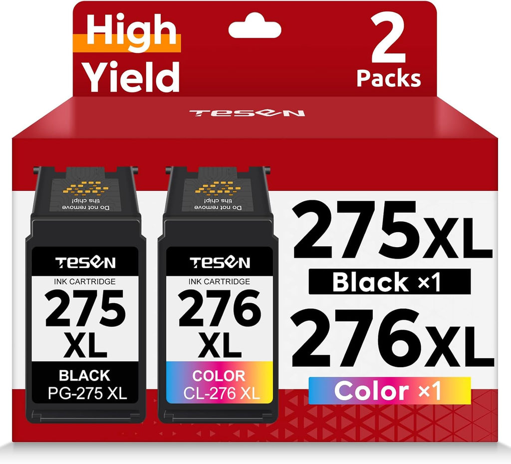 PG-275XL CL-276XL Reemplazo para Cartuchos de Tinta Canon 275 y 276