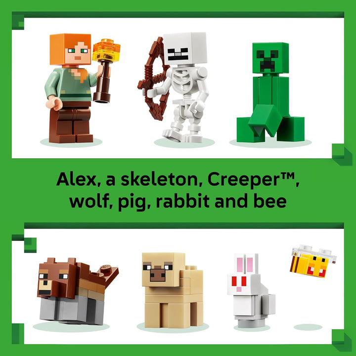 LEGO Minecraft Primera Aventura Nocturna 21593 | Juguetes de constr...