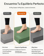 StrongTek Almohadilla de equilibrio profesional de espuma para ejercicios, 15.8 x 13 x 2 pulgadas, rodillera de espuma TPE de alta densidad, antideslizante y resistente al agua, para entrenamiento de