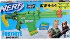 Nerf Fortnite SMG-Zesty Blaster, 10 Dardos Nerf Elite, Cargador de 10 Dardos, Culata y Cañón Removibles, Regalos Fortnite para Boys & Girls