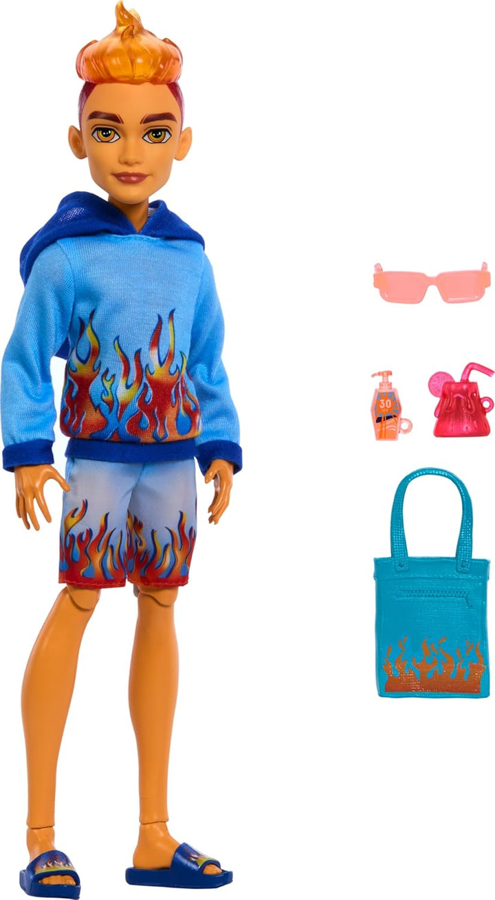 Muñeca Monster High Scare-adise Island Heath Burns con Sudadera con...
