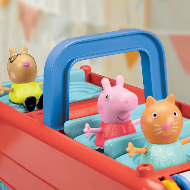 Peppa Pig Juego de autobús de fiesta 2 en 1 con 3 figuras