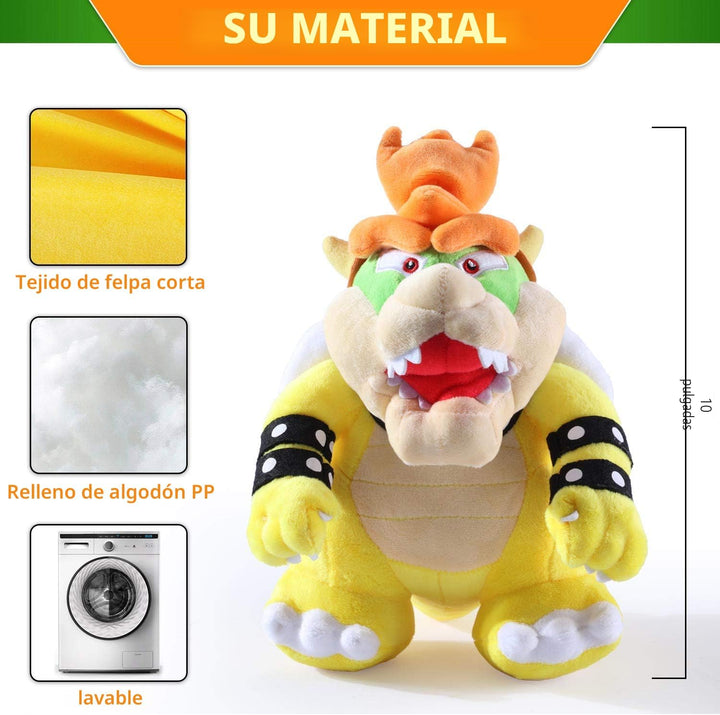 EQUASIS Bowser de peluche, Bowser animal de peluche de Mario All St...