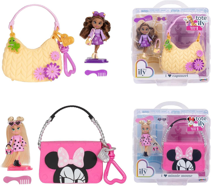 Disney ILY Mini Dolls Tote-ILY-Teenies Blind Pack Bundle (2 muñecas...