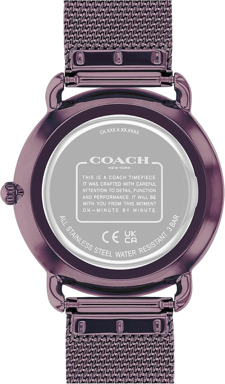 Reloj para mujer Coach Elliot | Elegancia moderna con detalle icónico de Tea Rose | Elegante reloj para uso diario | Regalo ideal para ella | Resistente al agua | 36 mm