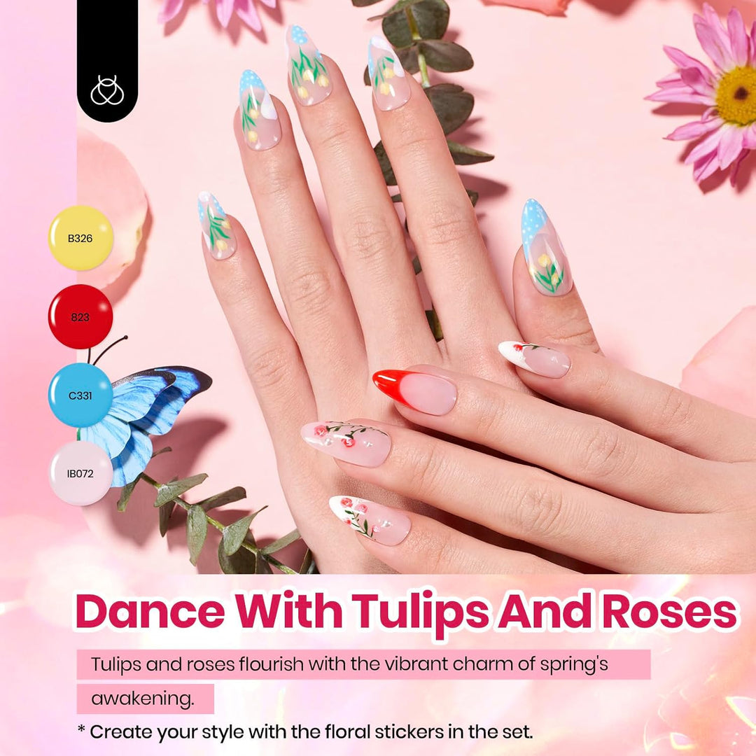 Beetles - Juego de esmaltes de gel de 36 colores, colección Petal S...