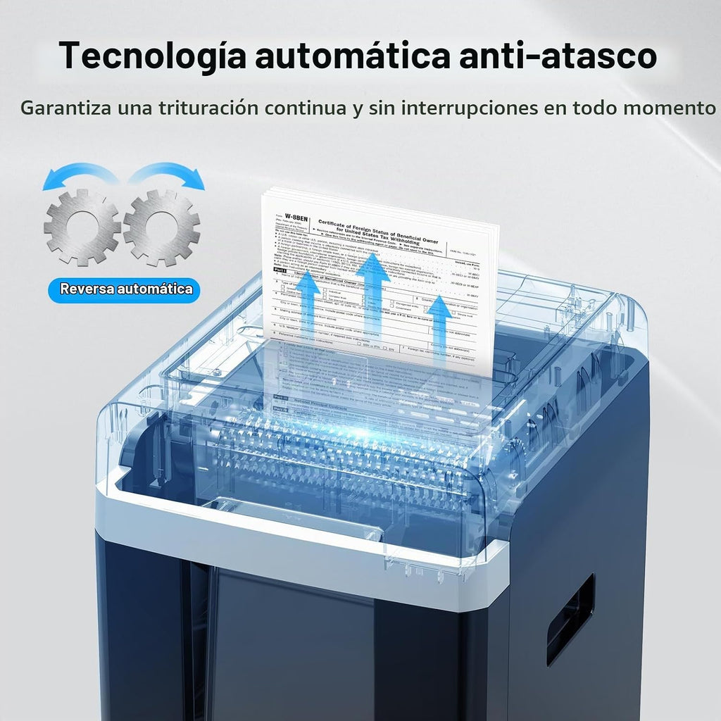 BONSEN P-5 de alta seguridad trituradora de papel de micro corte Auto Feed 320 hojas