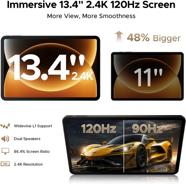 Tablet grande P13 Pro de 13.4 pulgadas, tabletas Android 16, Gemini...
