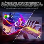 CRUA - Monitor de juegos QHD IPS de 27 pulgadas y 360 Hz, altavoces...