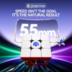 GAN V100 Maglev UV con pegatina, cubo de velocidad 3x3 regalo magnético