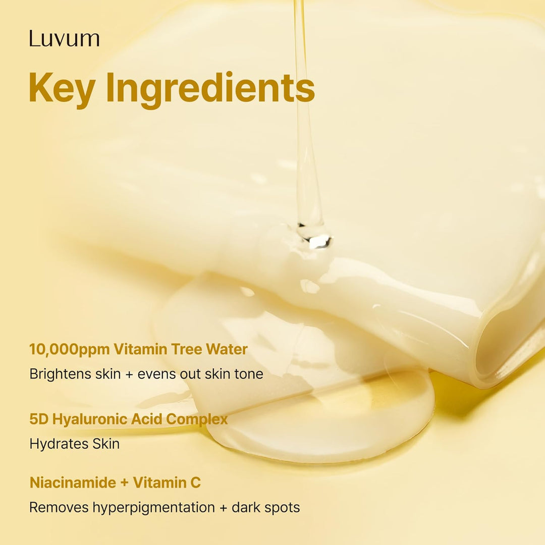 LUVUM Afterglow Yuja Máscara de gel, vitamina C, máscara de hidroge...
