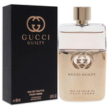 Gucci Guilty Eau De Toilette Spray para mujer, 3 onzas líquidas