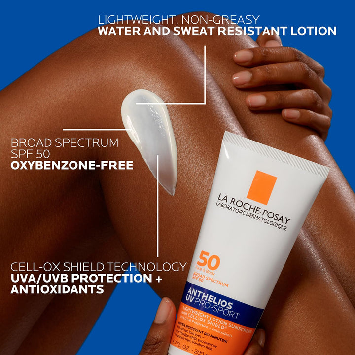 La Roche-Posay Anthelios UV Pro-Sport SPF 50 Sunscreen for Face &am...