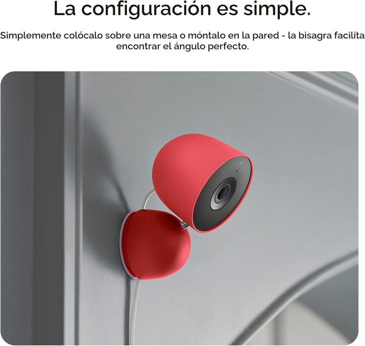 Google Nest Cam Indoor (con cable, 3ª generación) - Cámara de segur...