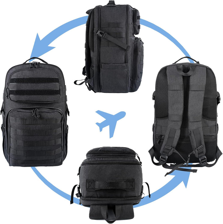 MATEIN Mochila para laptop de 17 pulgadas, mochila táctica militar...