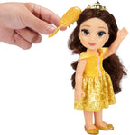 Muñeca Disney Princess Belle y Set de Regalo Petite Phillipe, Amarillo