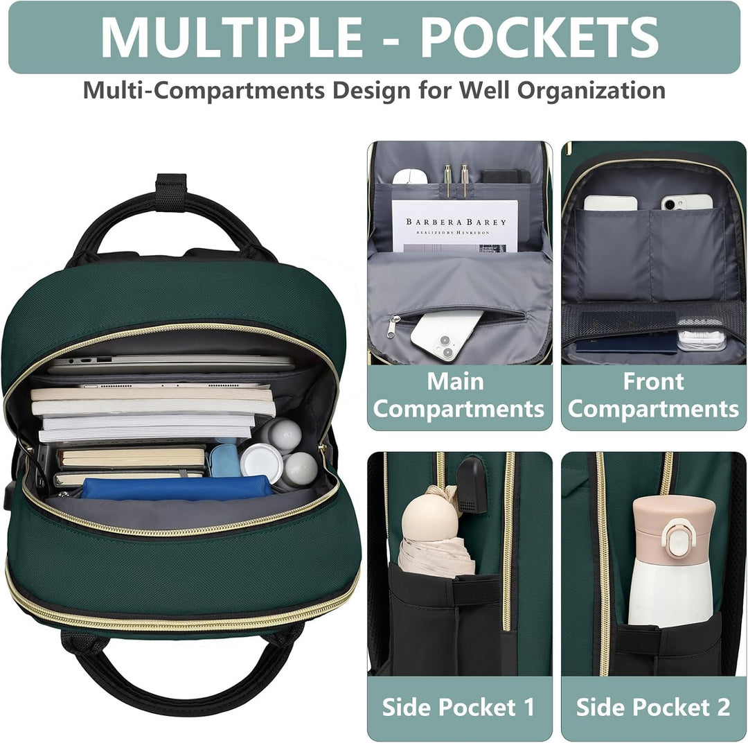 bagswan Mochila para Laptop para Mujeres Bolsa, 15,6 pulg.