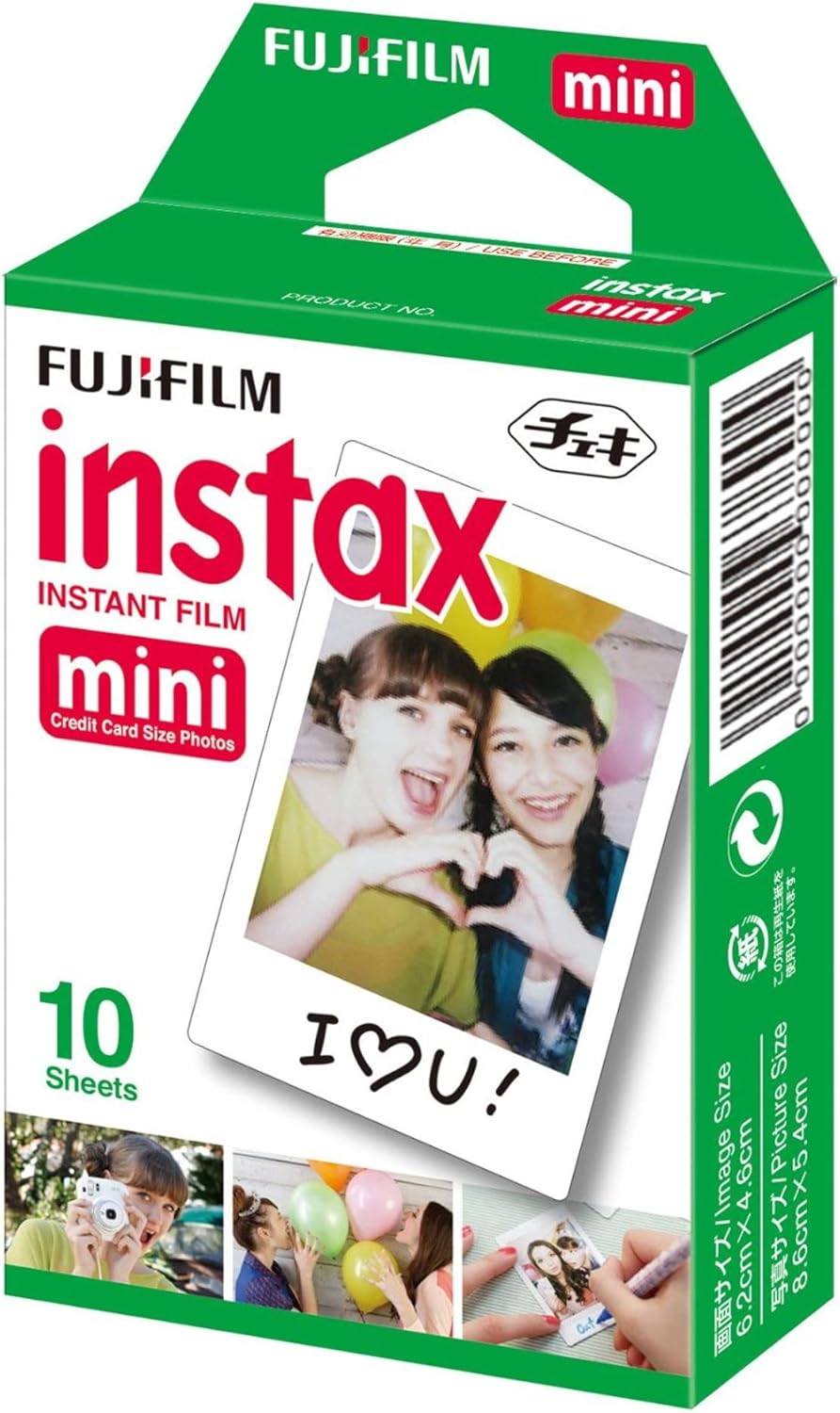 Fujifilm Cámara de película instantánea Instax Mini 12 (verde menta...