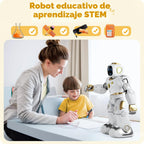 Ruko 1088 Gold Smart Robot y 18011 Negro Oro Robot Perro Juguete para Niños