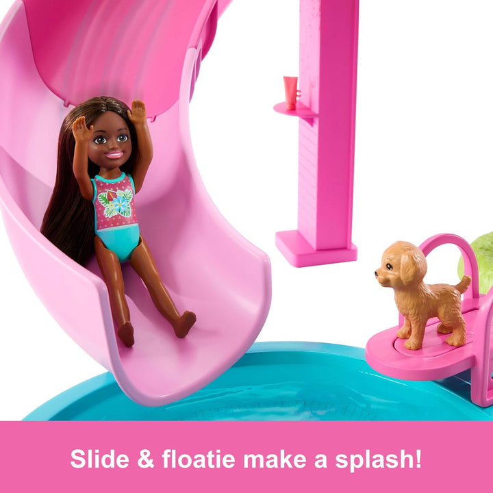 Barbie Juego de piscina de ensueño con 6 áreas de juego, incluyendo...