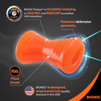 BIONIC Juguete de hueso para perros de entre 30 y 60 libras, grande