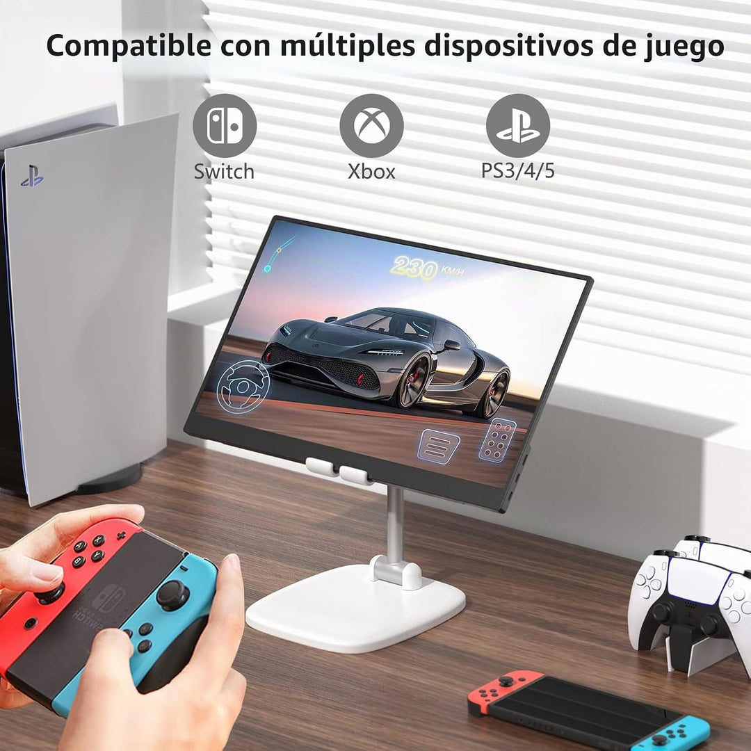 ForHelp Monitor Portátil de 17.3 Pulgadas 1080P FHD 144Hz Monitor d...