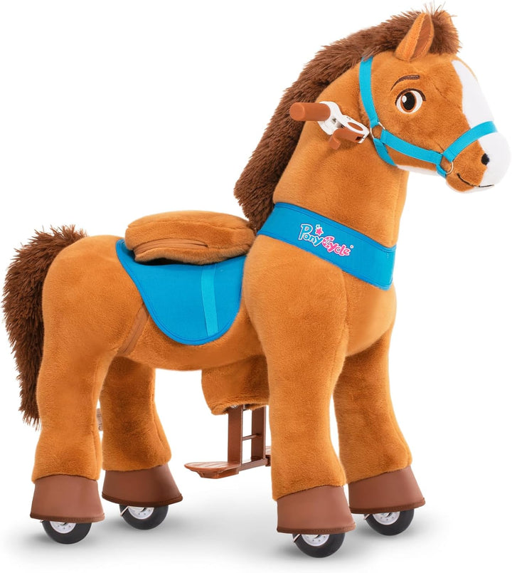PonyCycle Caballo de montar a caballo para niños pequeños, juguete...