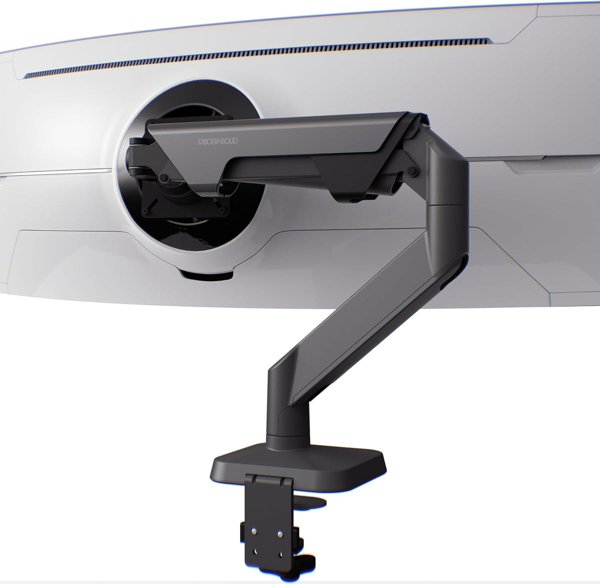 Brazo de monitor de alta resistencia para pantallas ultrapanorámicas curvas de 34-49 pulgadas