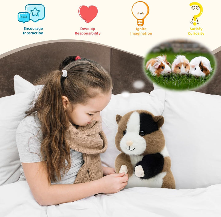 MorisMos Juguetes de hámster para niños y niñas, juego de peluches...