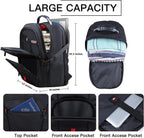 Mochila extra grande de viaje para portátil ANTERK