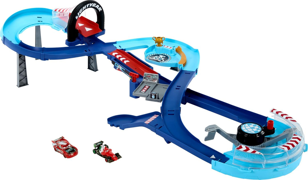 Mattel Disney y Pixar Cars Set de Juego con 2 Vehículos de Juguete,...
