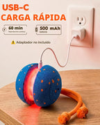 Juguetes interactivos para perros, bola automática de movimiento