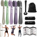 WHATAFIT Resistance Bands, Bandas de Asistencia para Dominadas de 5 Niveles para Entrenamiento