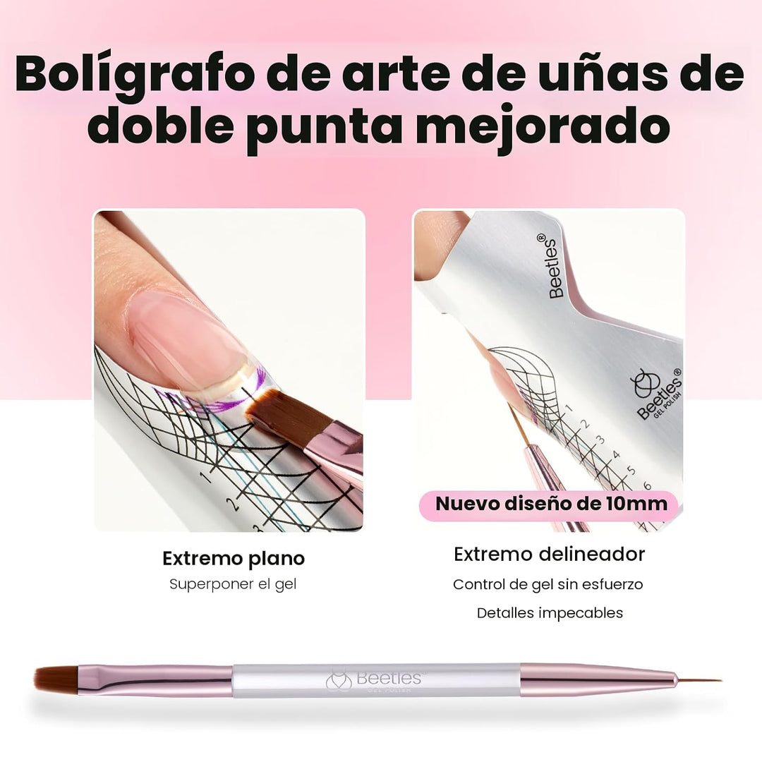 Beetles Gel Constructor para Uñas - 3 Colores 9 en 1 Kit de Extensi...