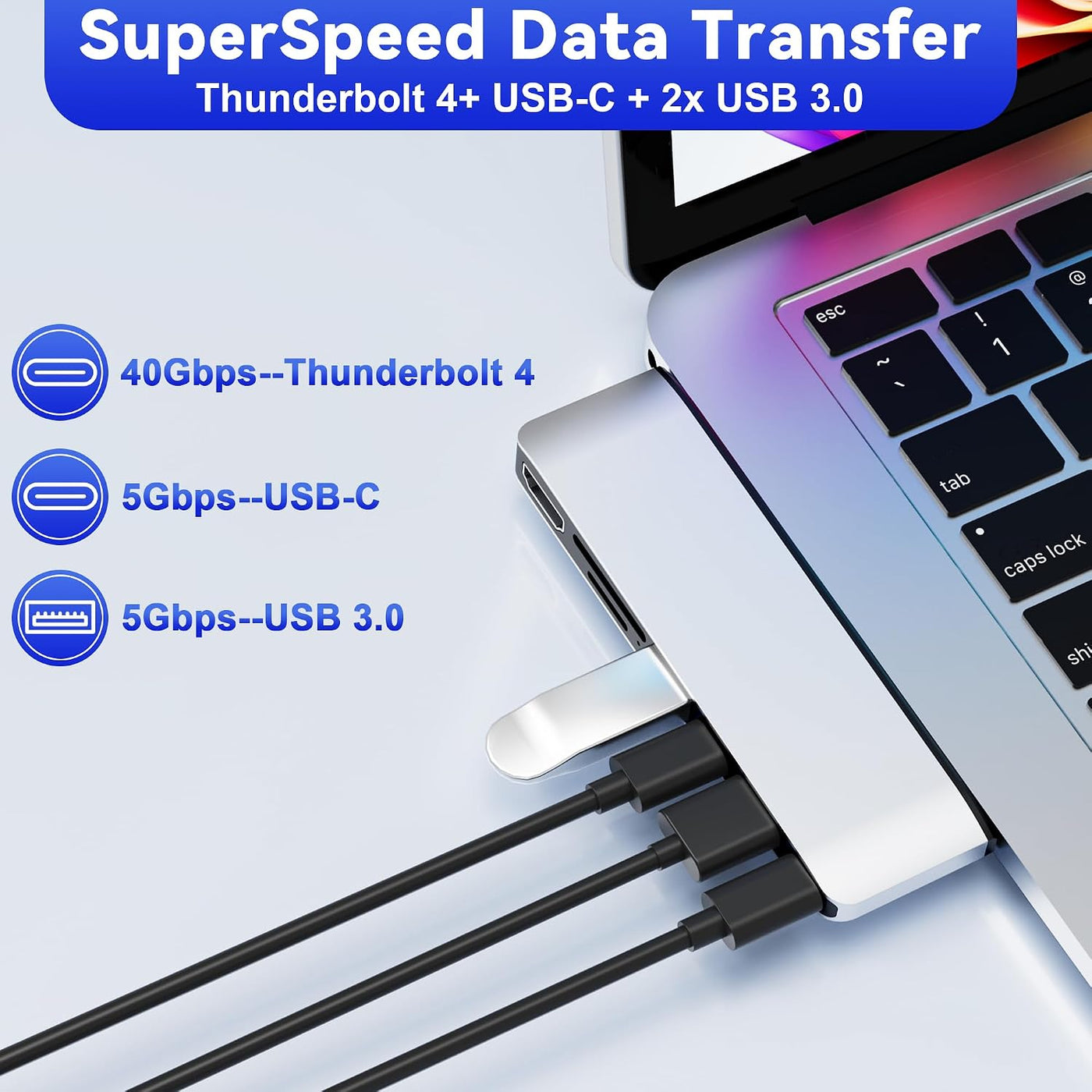 Surface Laptop 7 USB Hub Docking Station, Surface Laptop 2024 Acces...