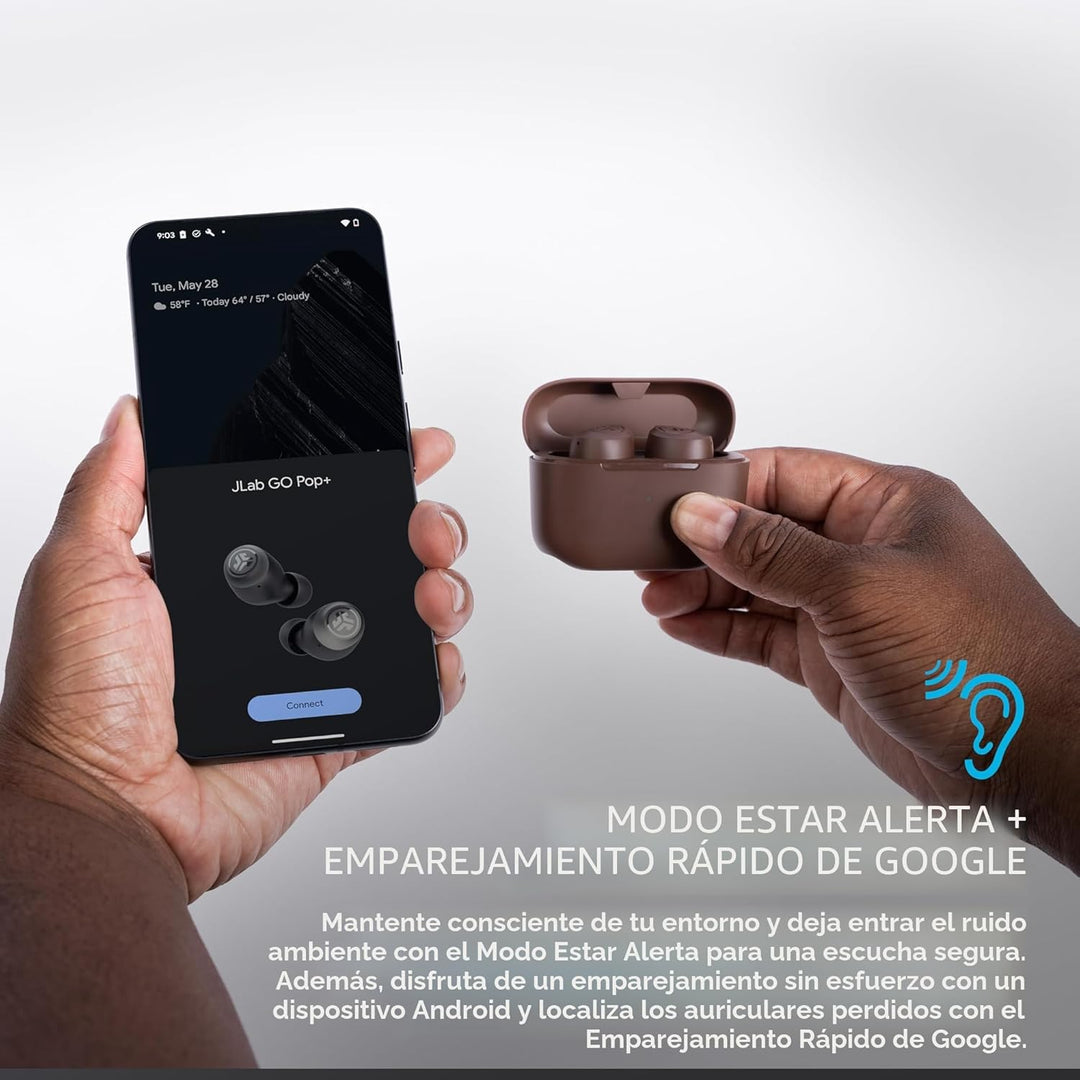 JLab Go Air Tones+ - Audífonos inalámbricos Bluetooth diseñados con...