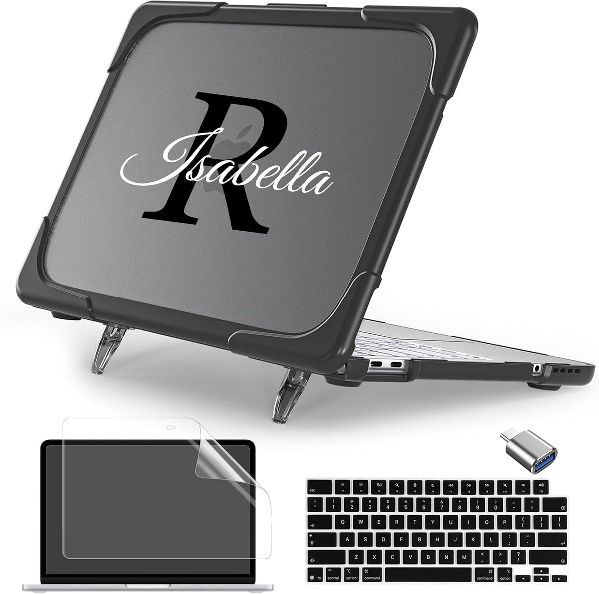 Batianda Funda con nombre personalizado para MacBook Neo de 13 pulg...