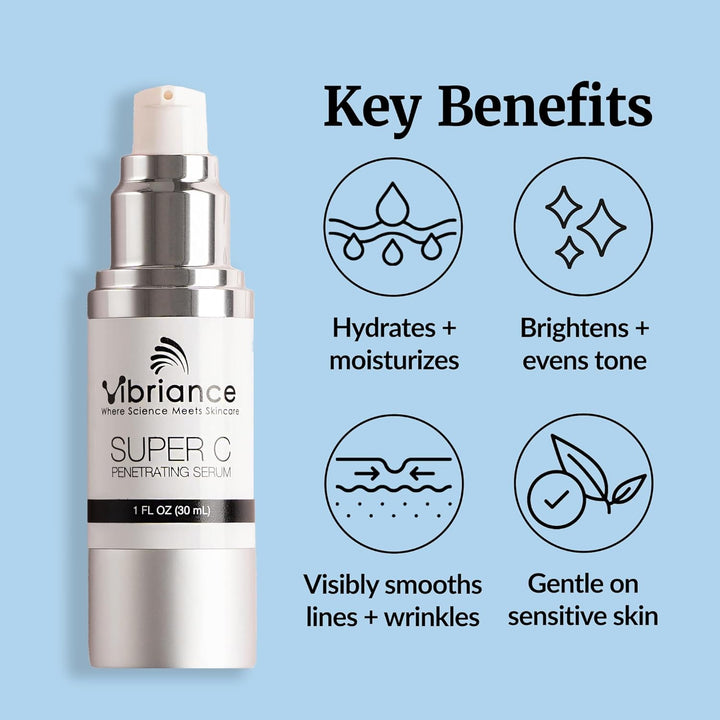 Vibriance Super C Serum para piel madura, fórmula vitamínica todo e...
