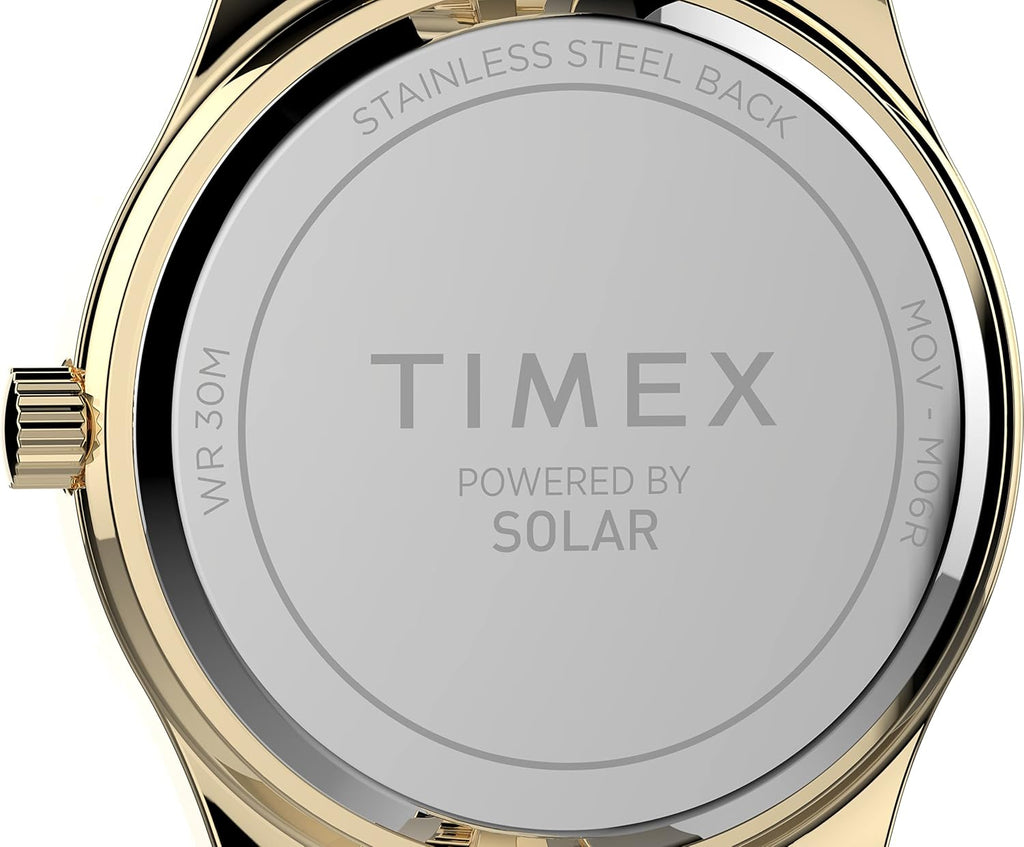 Timex Reloj Solar Premium Dress 1.102 in para mujer
