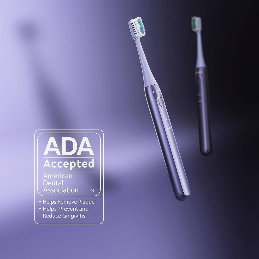 Aquasonic Icon - Cepillo de dientes recargable aceptado por la ADA,...