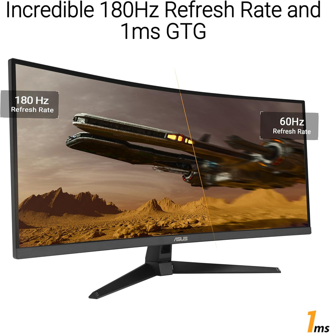 ASUS TUF Gaming VG34VQ3B \u2013 Monitor curvo ultraamplio de 34\u20...